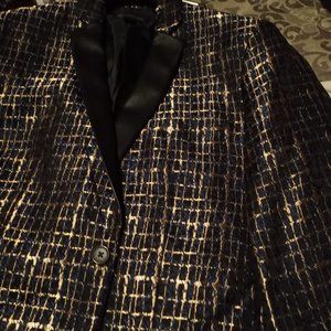 INC International Concepts Men’s Never Worn Jacket Color Black and Gold …